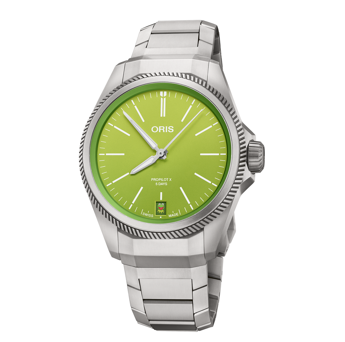 Oris Propilot X Kermit© Edition