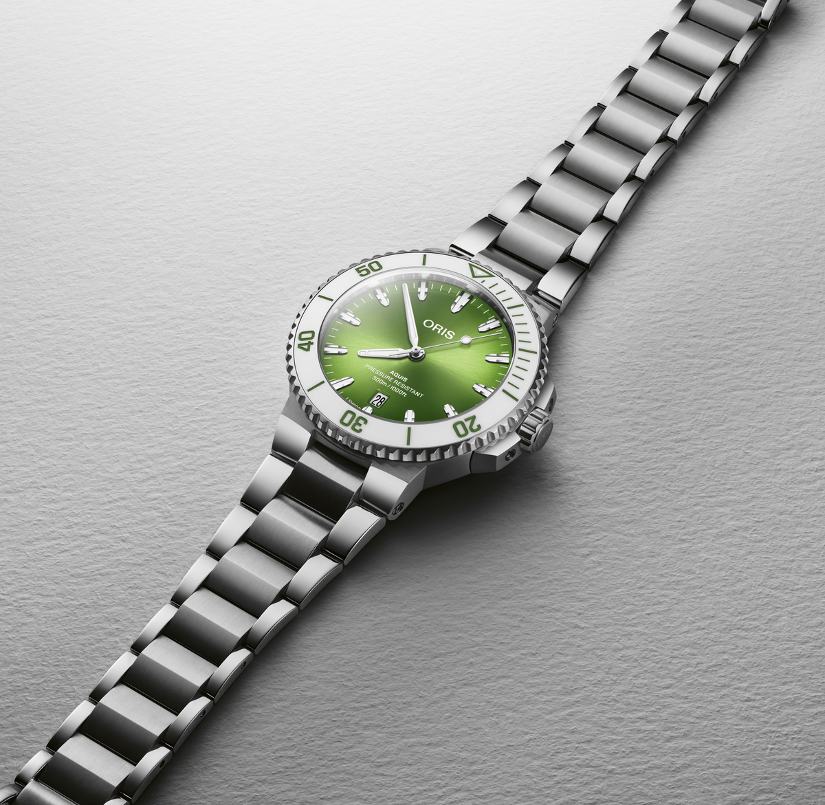 Oris Aquis Watch with Summer Green Dial, 41.50mm