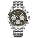 Breitling Classic AVI Chronograph 42 Curtiss Warhawk Watch with Stainless Steel Bracelet