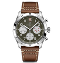 Breitling Classic AVI Chronograph 42 Curtiss Warhawk Watch with Green Dial