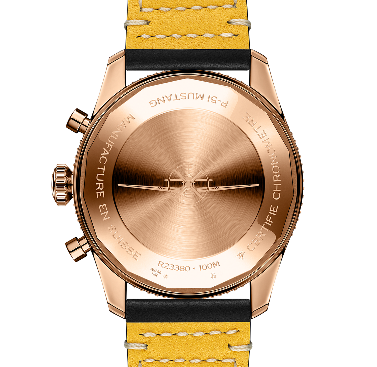 Breitling Classic AVI Chronograph 42 P-51 Mustang Watch with Black Dial