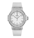 Hublot Big Bang Steel White Diamonds, 38mm with White Dial