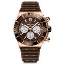 Breitling Super Chronomat B01 44 with Brown Rubber Strap