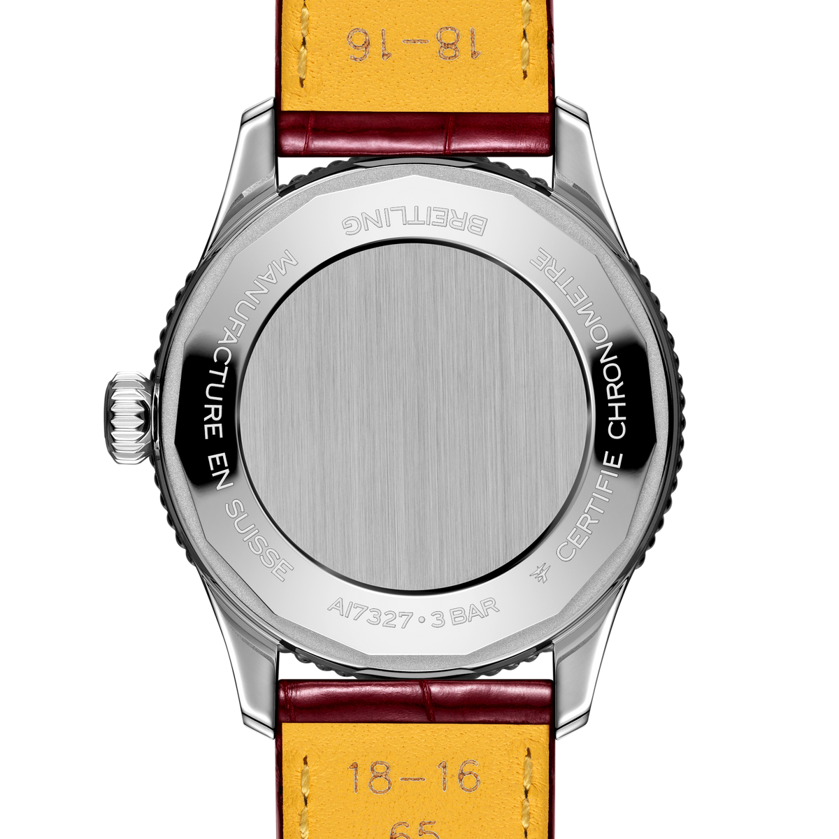 Breitling Navitimer Automatic 36mm Watch with Burgundy Leather Strap