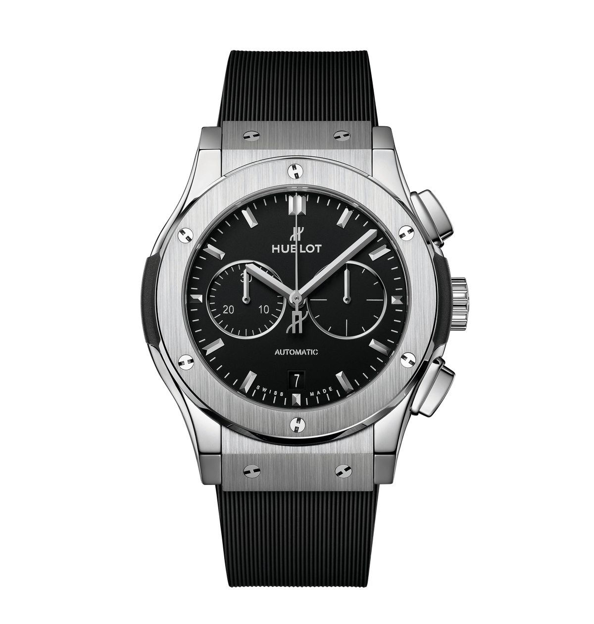 Hublot Classic Fusion Chronograph Titanium, 42mm with Rubber Strap