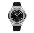 Hublot Classic Fusion Titanium Diamonds, 33mm with Rubber Strap