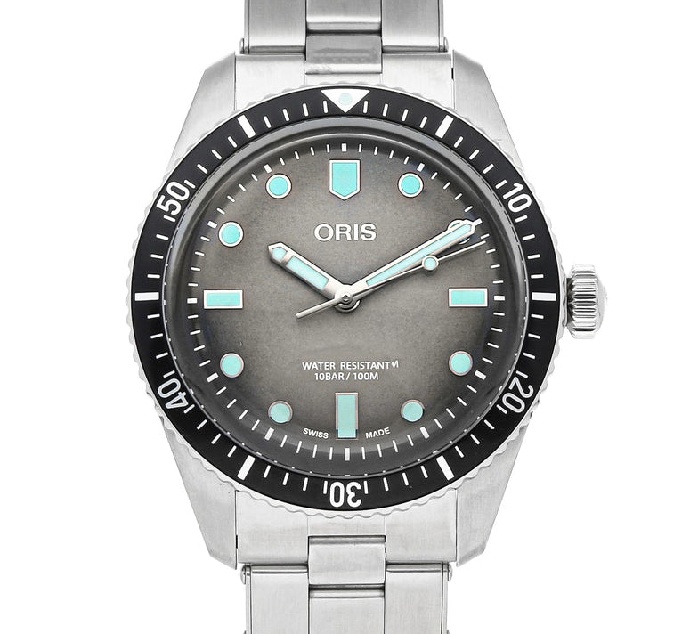 Oris Divers Sixty-Five Watch with Grey Dial, 40mm