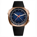 H. Moser & Cie. Streamliner Flyback Chronograph Automatic, 42.30mm with Midnight Blue Dial