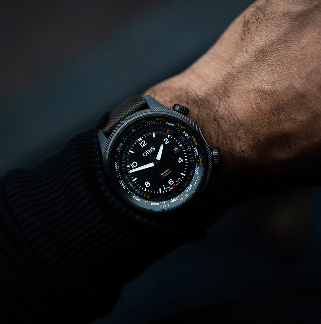 Oris ProPilot Altimeter Watch with Black Dial, 47mm