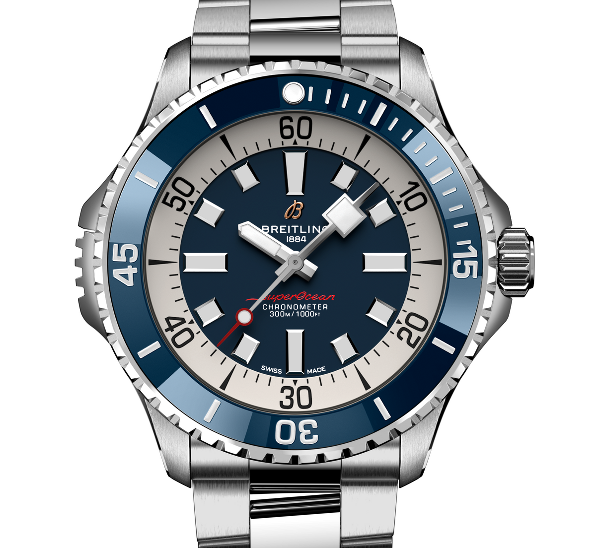 Breitling Superocean Blue Watch, 46mm