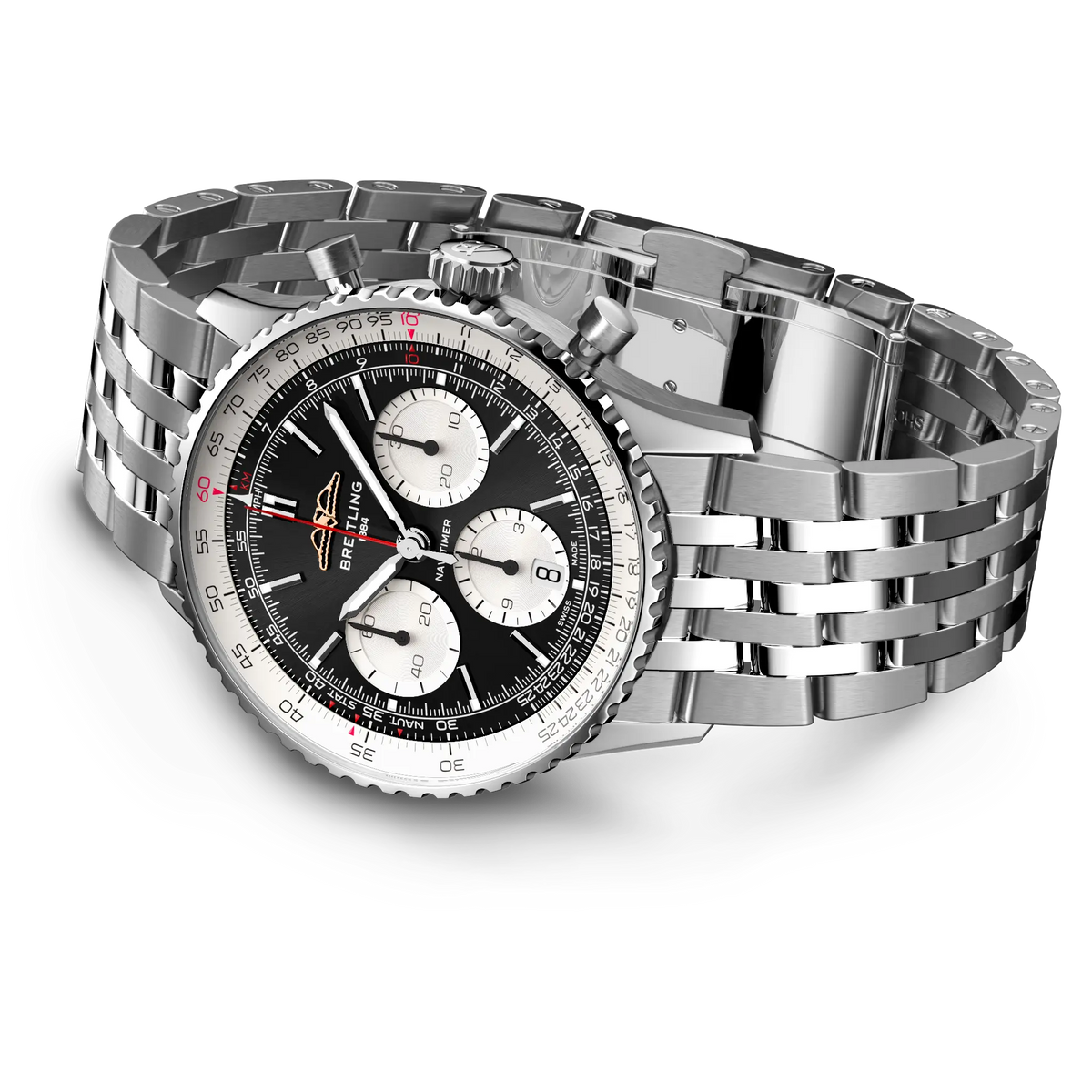 Breitling Navitimer B01 Chronograph 41 Watch with Stainless Steel Bracelet
