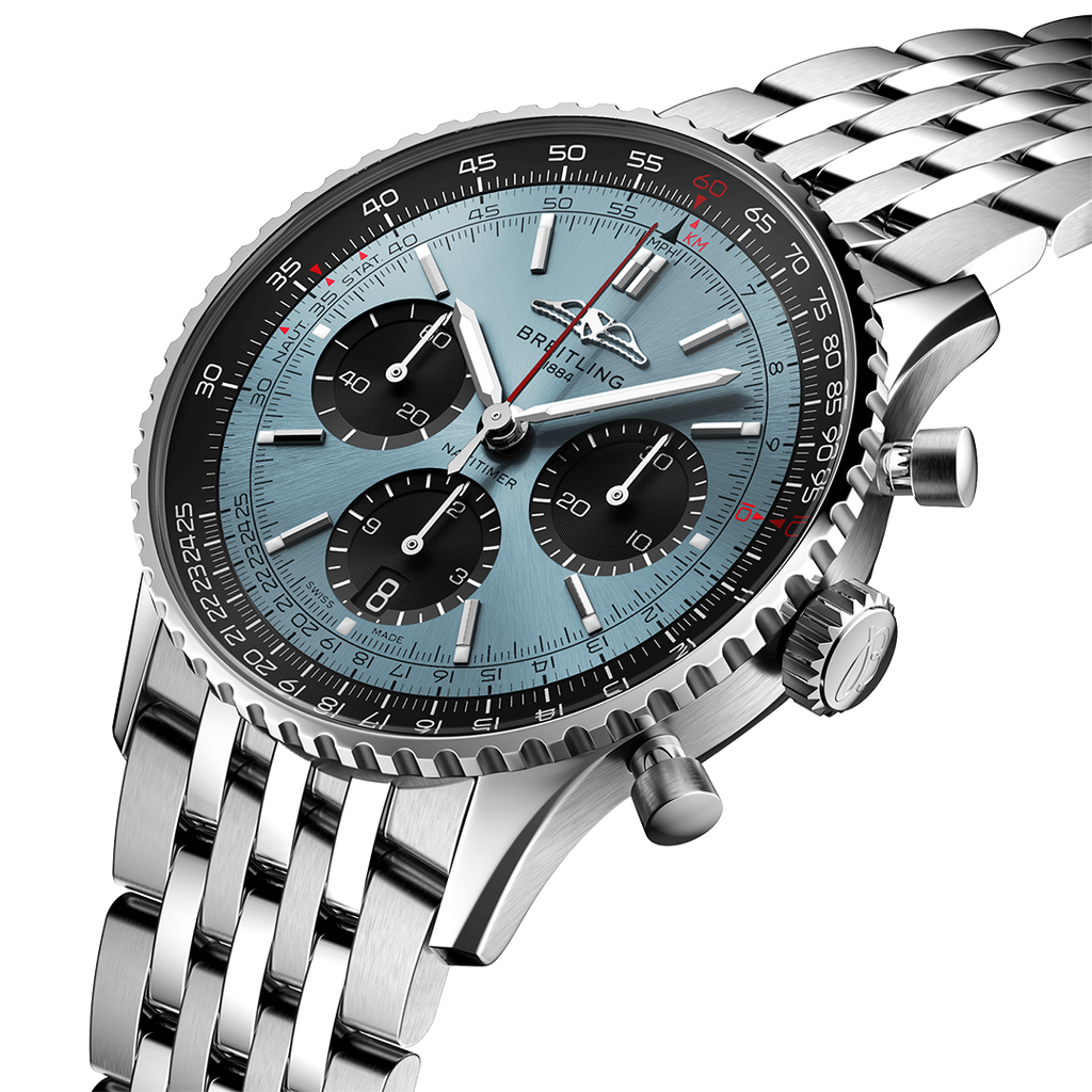 Breitling Navitimer B01 Chronograph 41 Watch with Ice Blue Dial