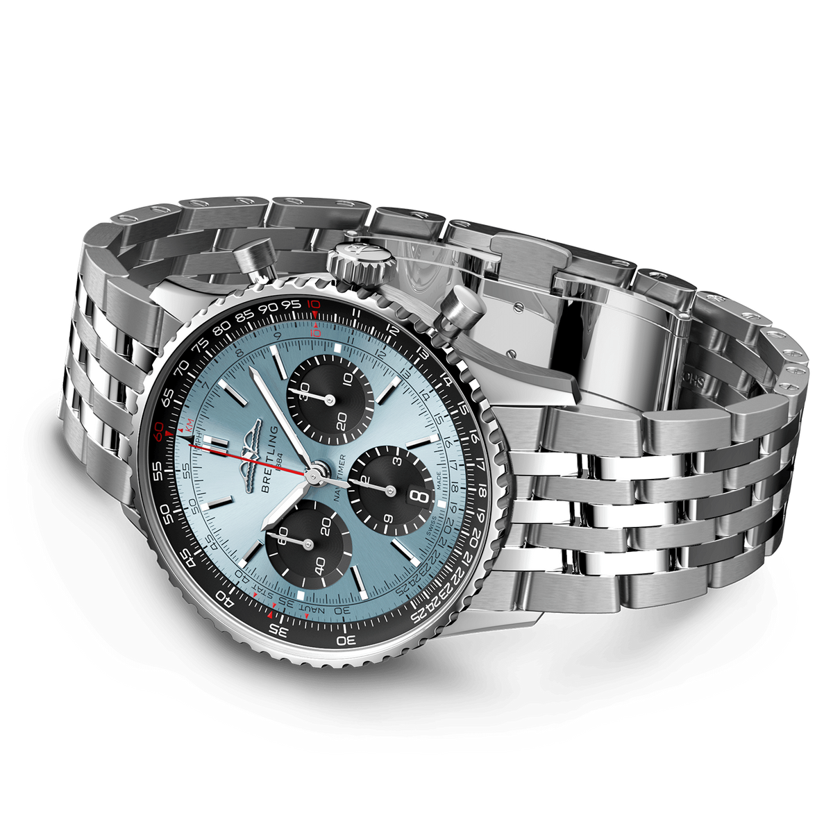 Breitling Navitimer B01 Chronograph 41 Watch with Ice Blue Dial