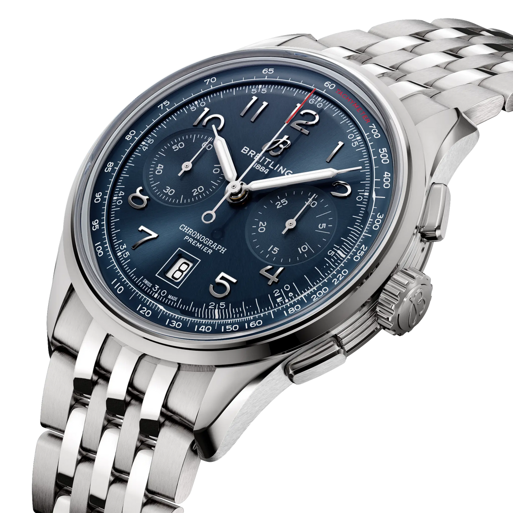 Breitling Premier B01 Chronograph 42 Watch with Stainless Steel Bracelet