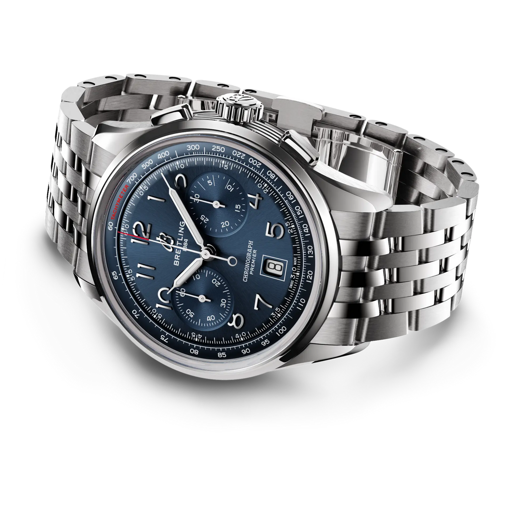 Breitling Premier B01 Chronograph 42 Watch with Stainless Steel Bracelet