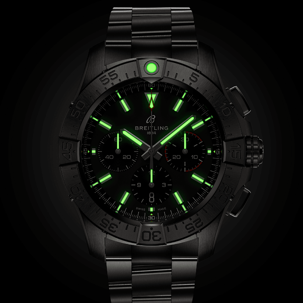 Breitling Avenger B01 Chronograph 44 Watch with Stainless Steel Bracelet