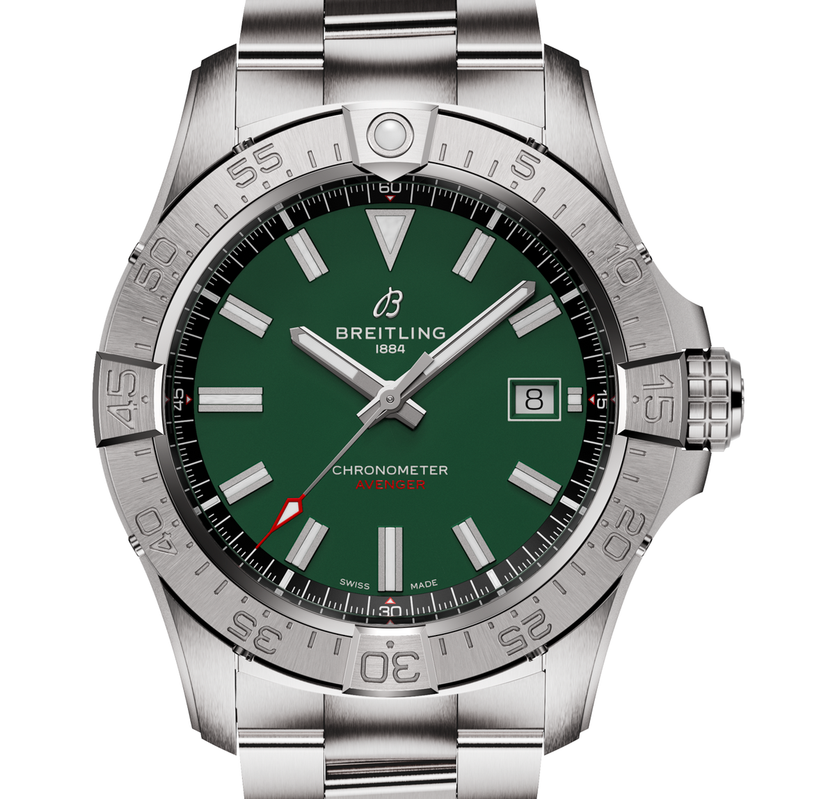 Breitling Avenger Automatic 42 Watch with Green Dial