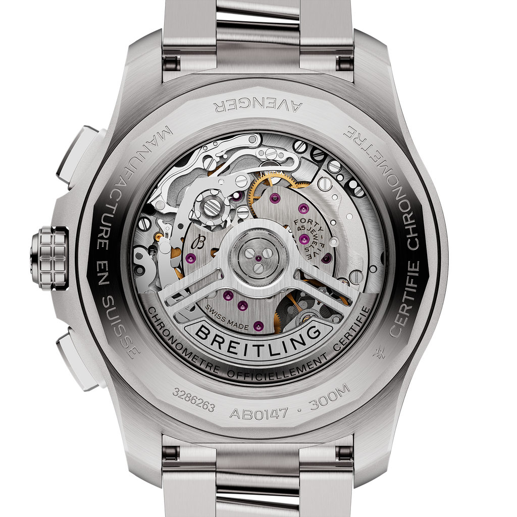 Breitling Avenger B01 Chronograph 44mm Watch with Beige Dial