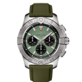 Breitling Avenger B01 Chronograph 44mm Watch with Green Strap