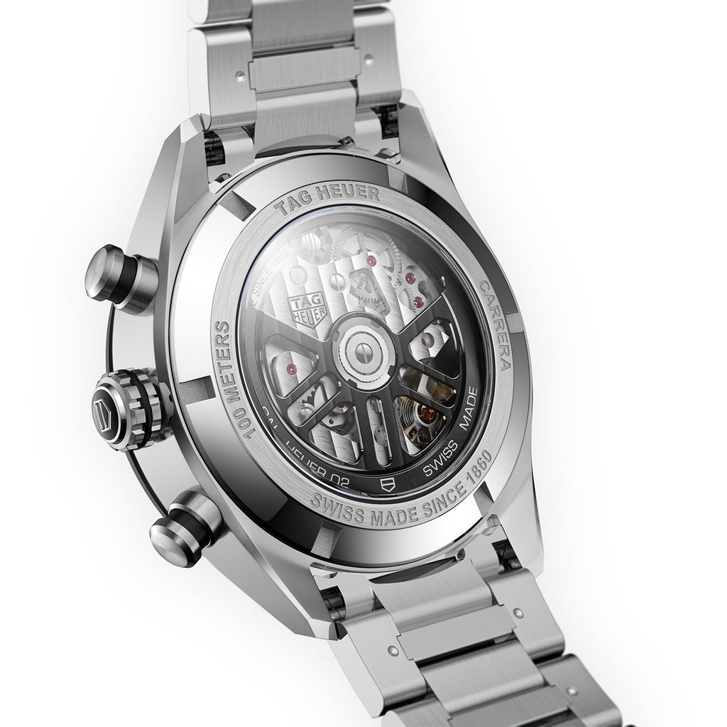 TAG Heuer Carrera Men's Automatic Sport Chronograph 44mm Black Dial Watch