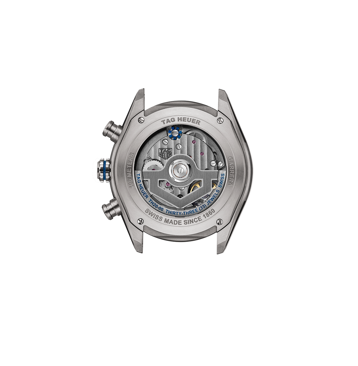 TAG Heuer Carrera Chronograph Extreme Sport Watch with Blue Rubber Strap