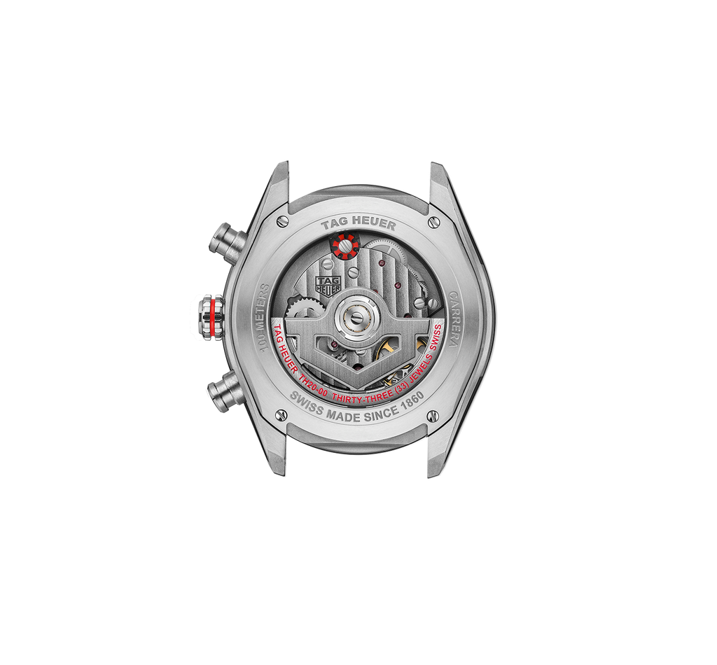 TAG Heuer Carrera Chronograph Extreme Sport Watch with Orange Rubber Strap