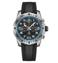 Breitling Endurance Pro 44 NFL Carolina Panthers Edition with Rubber Strap