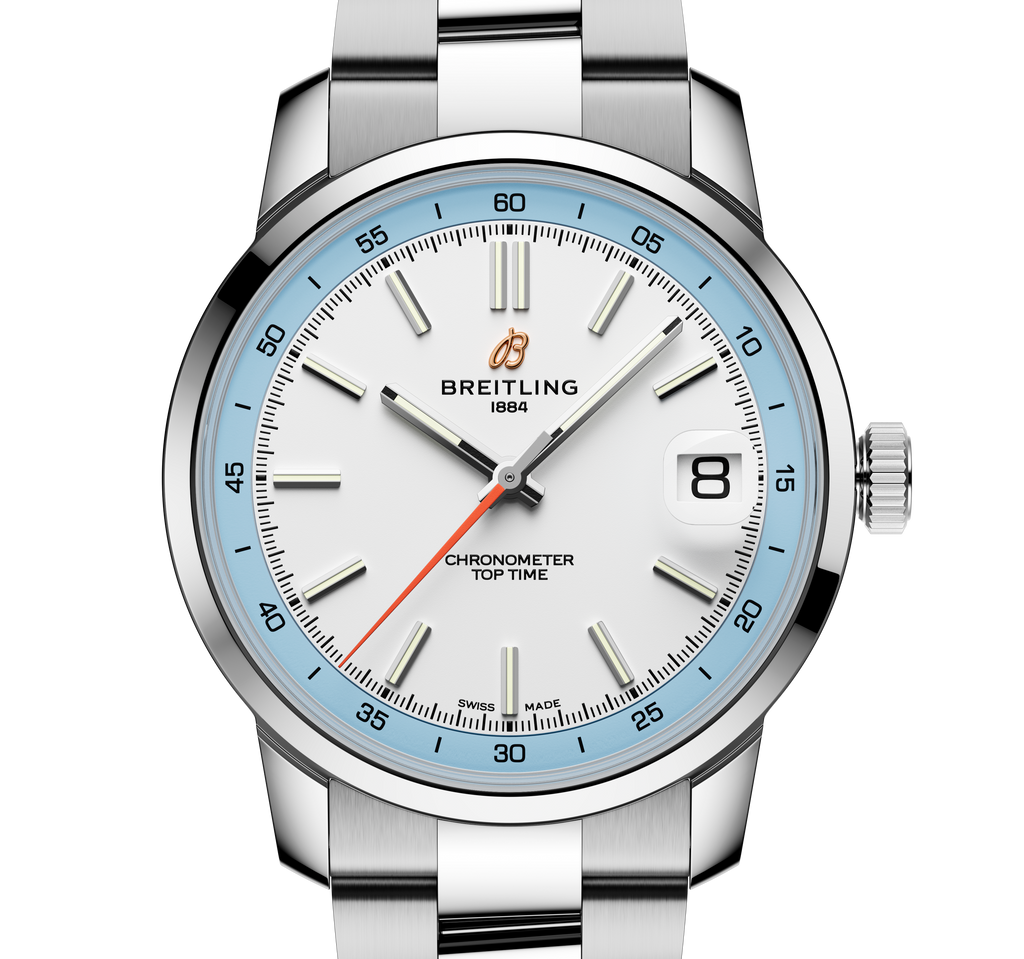 Breitling Top Time B31 38mm Watch with Stainless Steel Bracelet