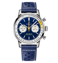 Breitling Top Time B01 Gino Bartali 41mm Watch with Blue Leather Strap