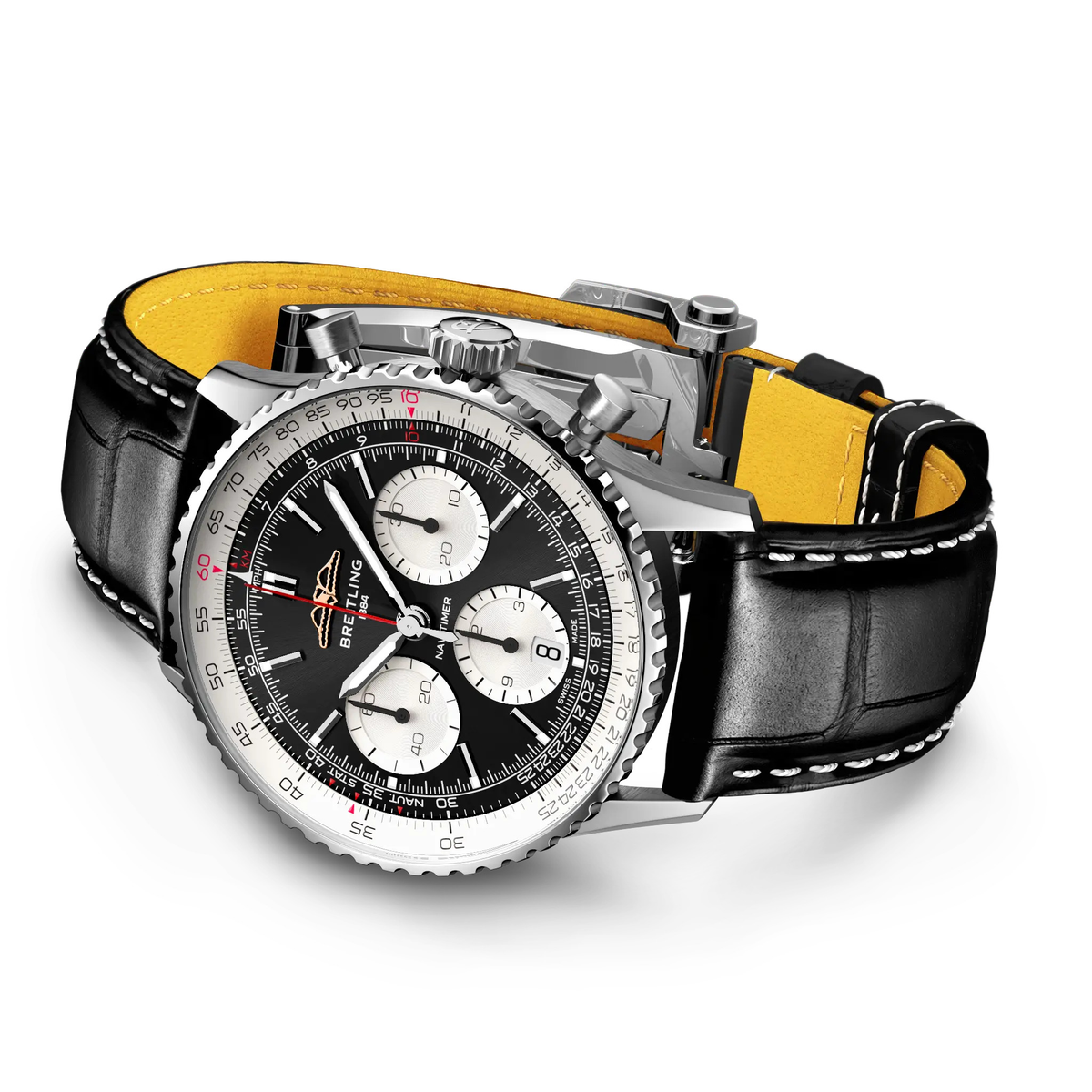 Breitling Navitimer B01 Chronograph 41 Watch with Black Dial