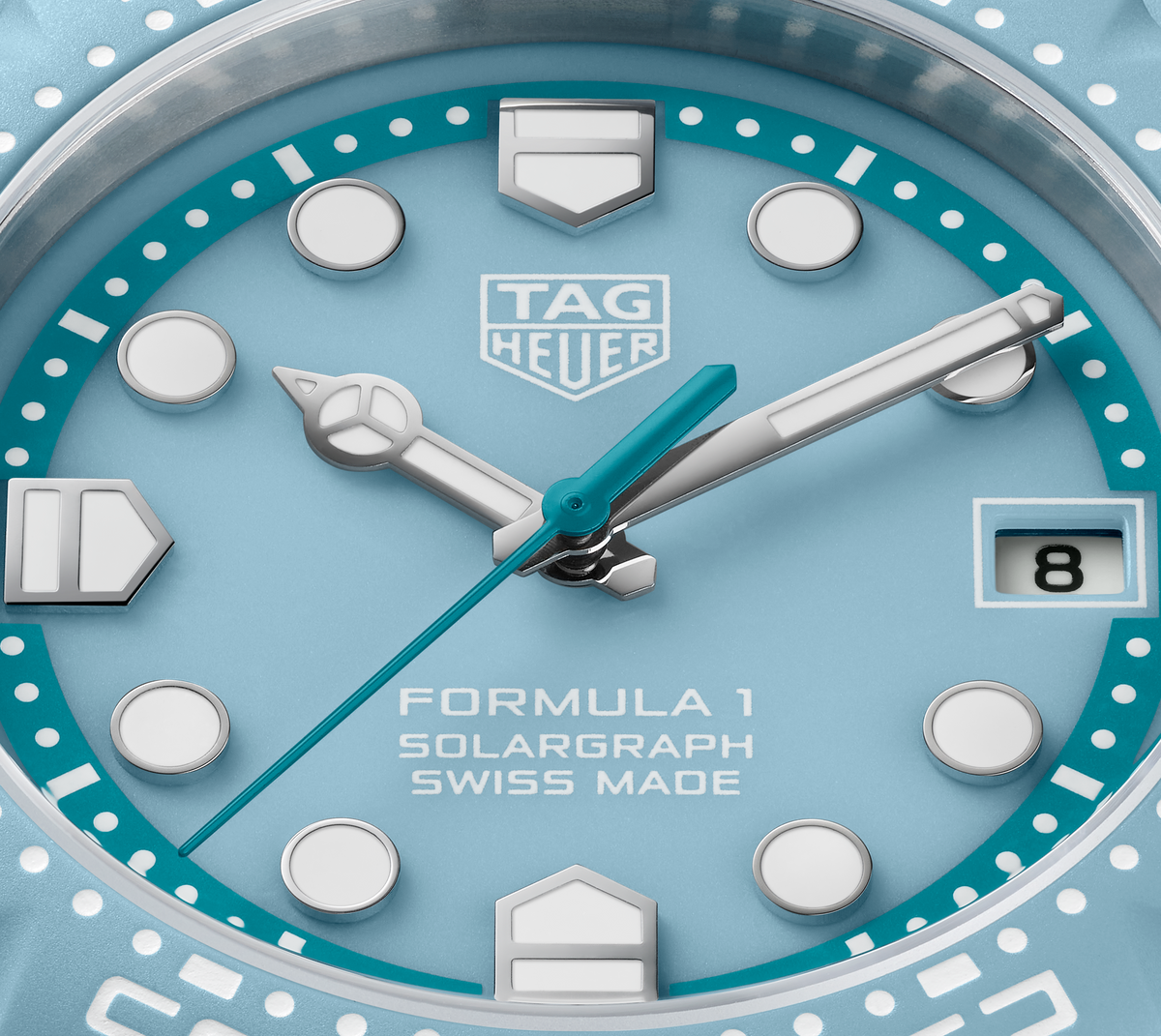 TAG Heuer Formula 1 Solargraph Watch with Light Blue Dial, Limited Edition