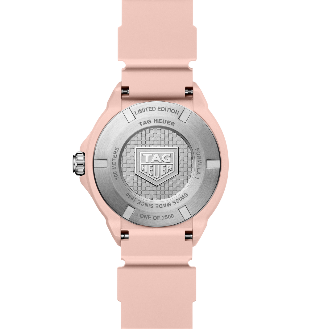 TAG Heuer Formula 1 Solargraph Watch with Light Pink Dial, Limited Edition