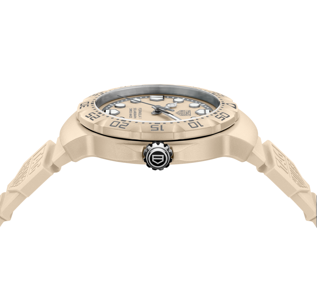 TAG Heuer Formula 1 Solargraph Watch with Beige Dial, Limited Edition