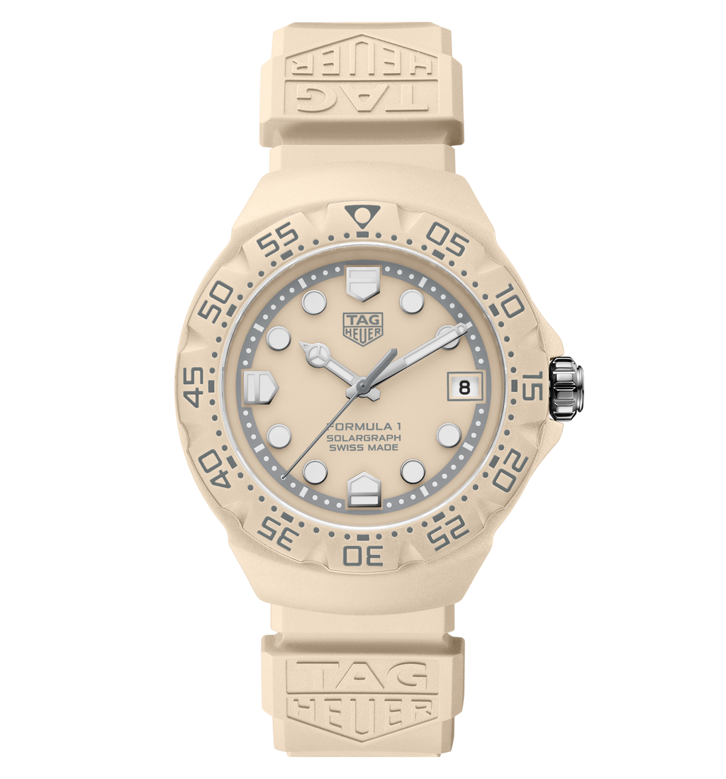 TAG Heuer Formula 1 Solargraph Watch with Beige Dial, Limited Edition