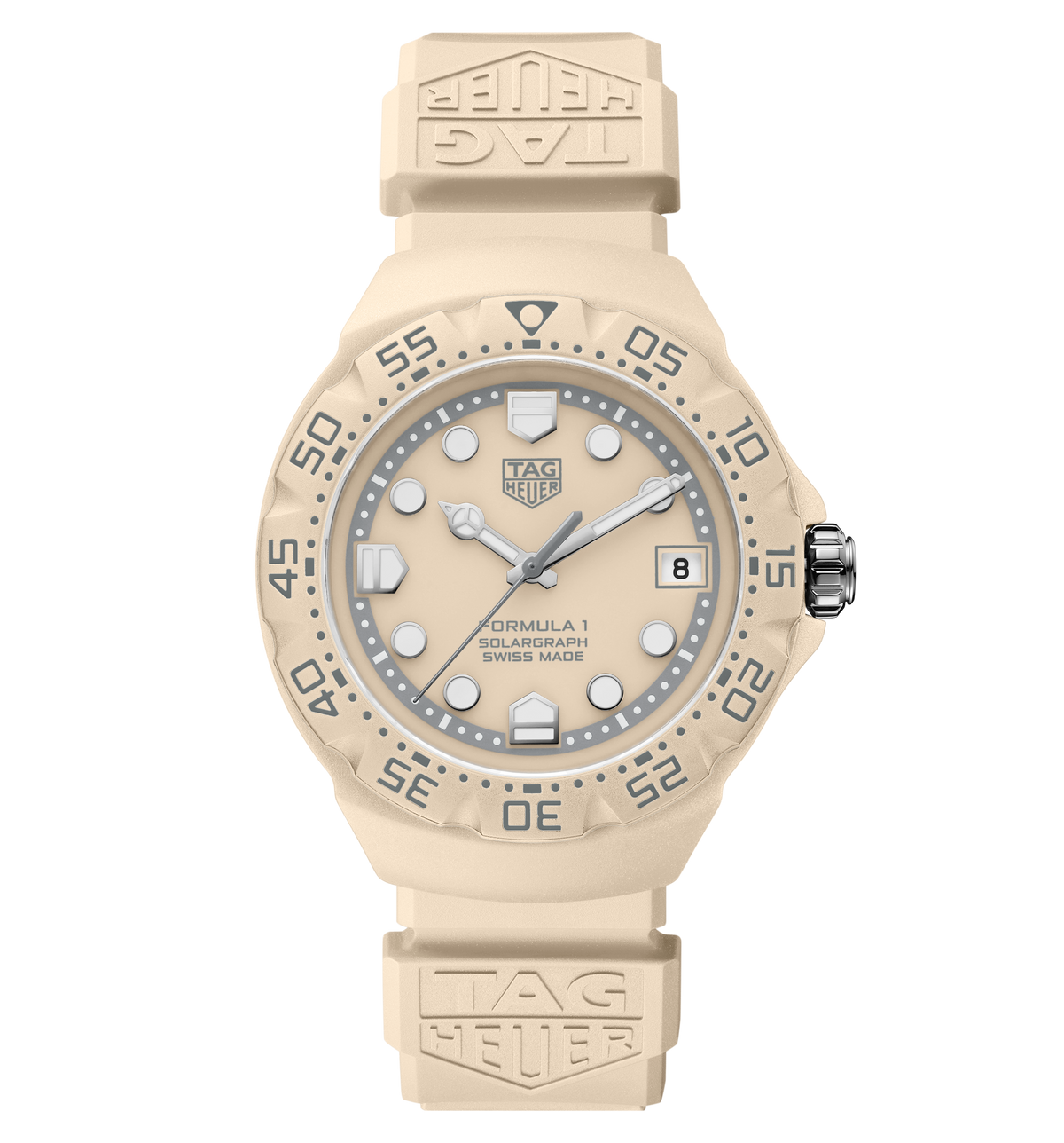TAG Heuer Formula 1 Solargraph Watch with Beige Dial, Limited Edition