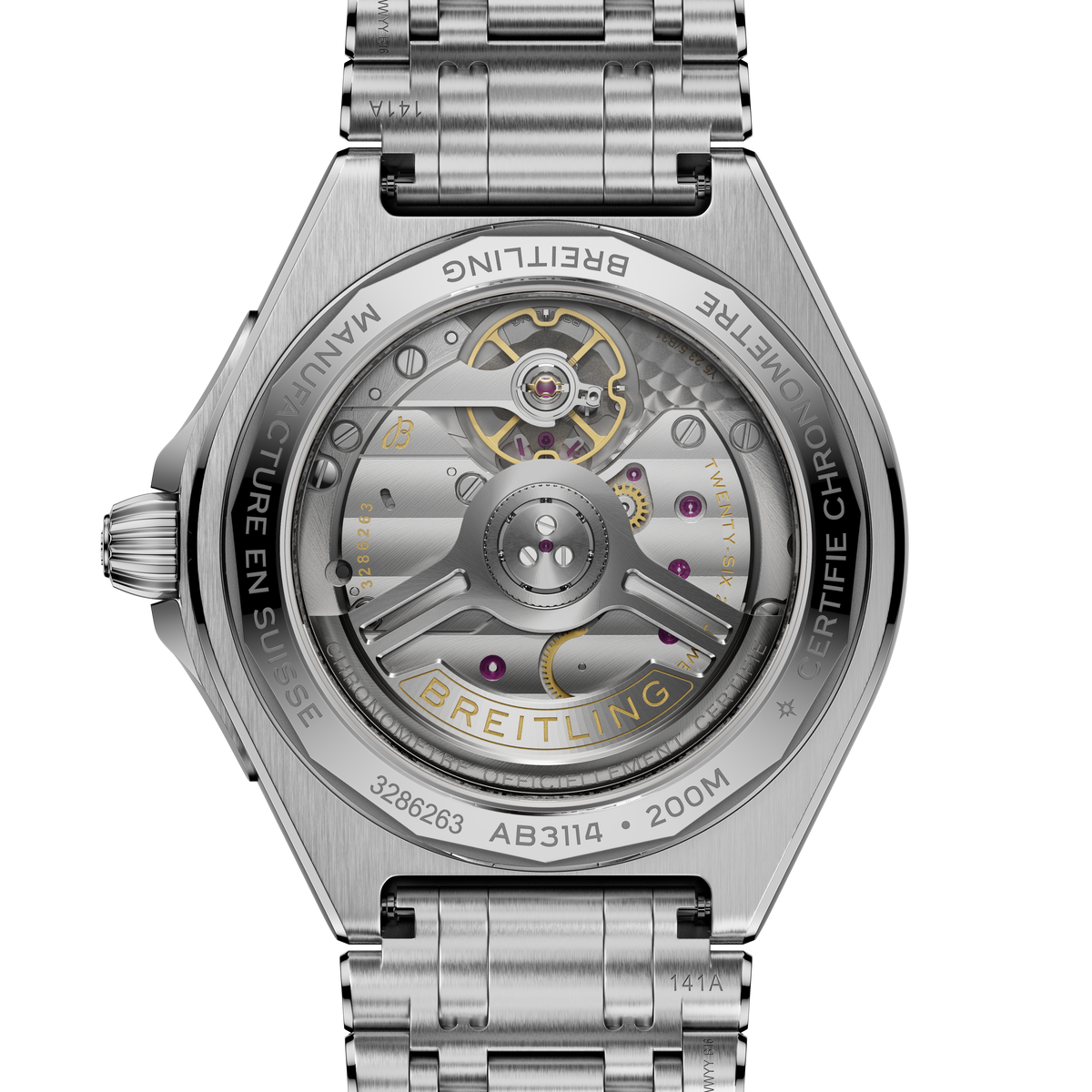 Breitling Chronomat B31 Automatic 40 Watch with White Dial