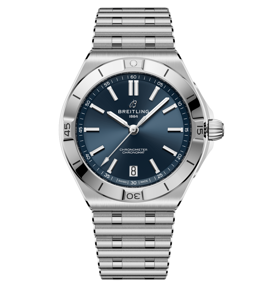Breitling Chronomat B31 Automatic 40 Watch with Blue Dial