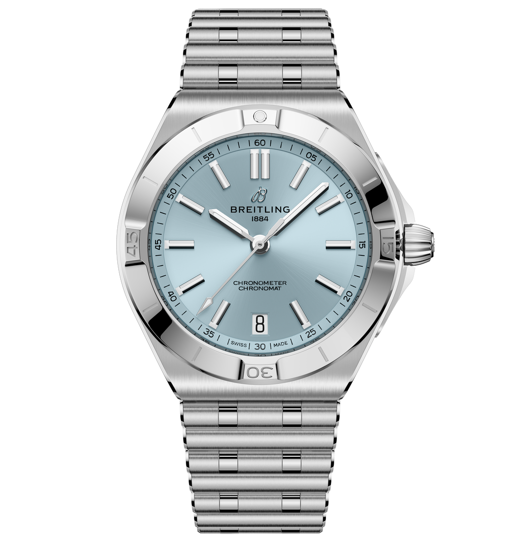 Breitling Chronomat B31 Automatic 40 Watch with Ice Blue Dial