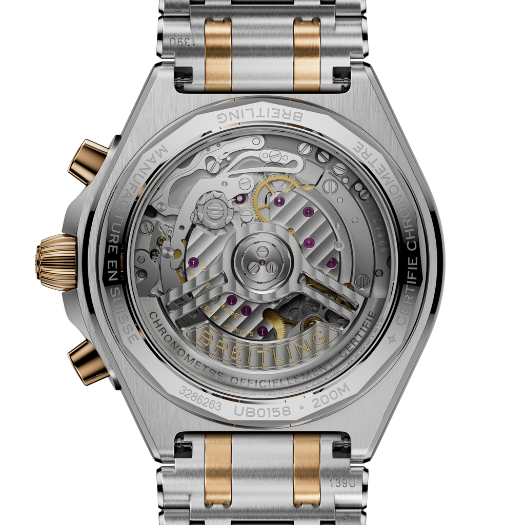 Breitling Chronomat B01 Chronograph 42 Watch with Mixed Metals Bracelet