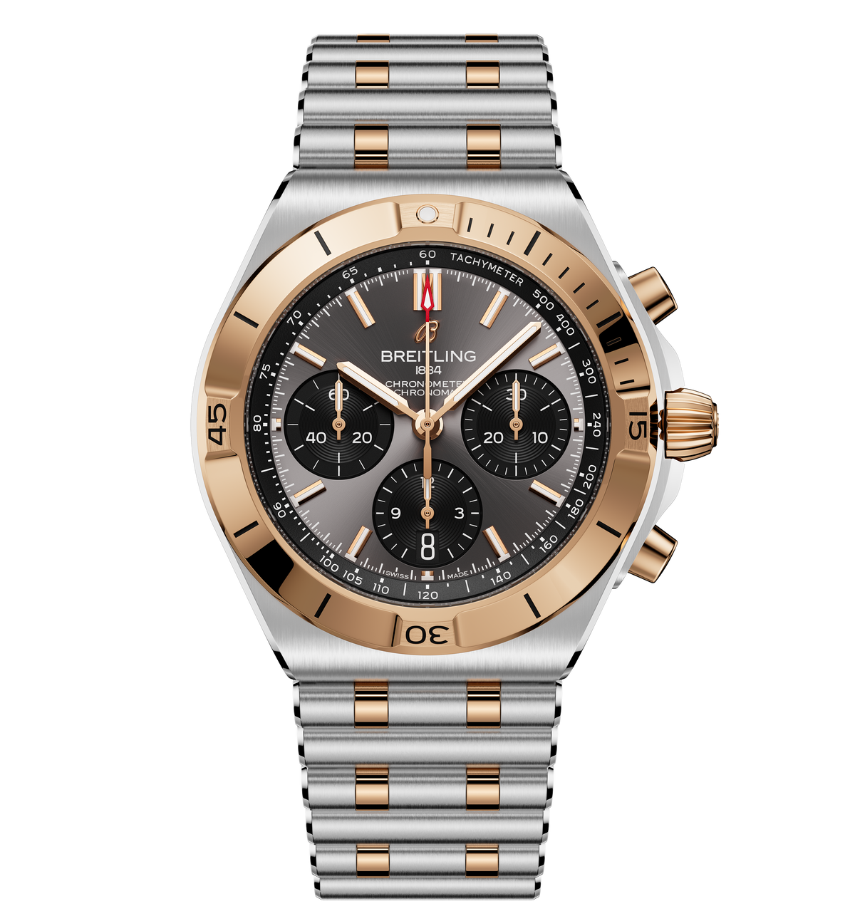 Breitling Chronomat B01 Chronograph 42 Watch with Mixed Metals Bracelet