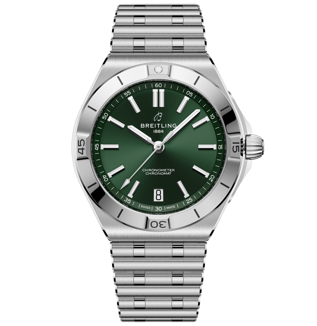 Breitling Chronomat B31 Automatic 40 Watch with Green Dial