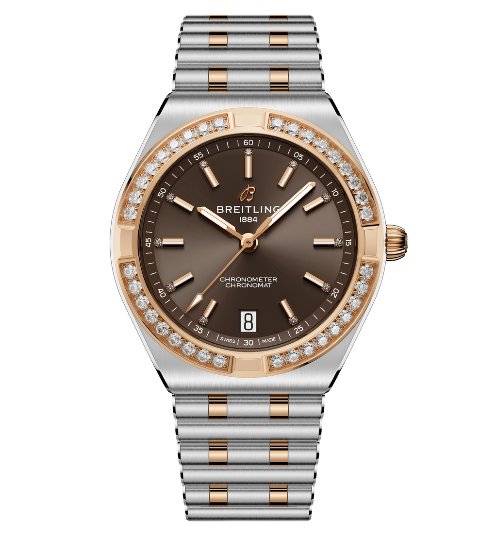 Breitling Chronomat Automatic 36 Watch with Chocolate Dial