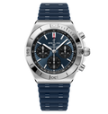 Breitling Chronomat B01 Chronograph 42 Watch with Blue Rubber Strap