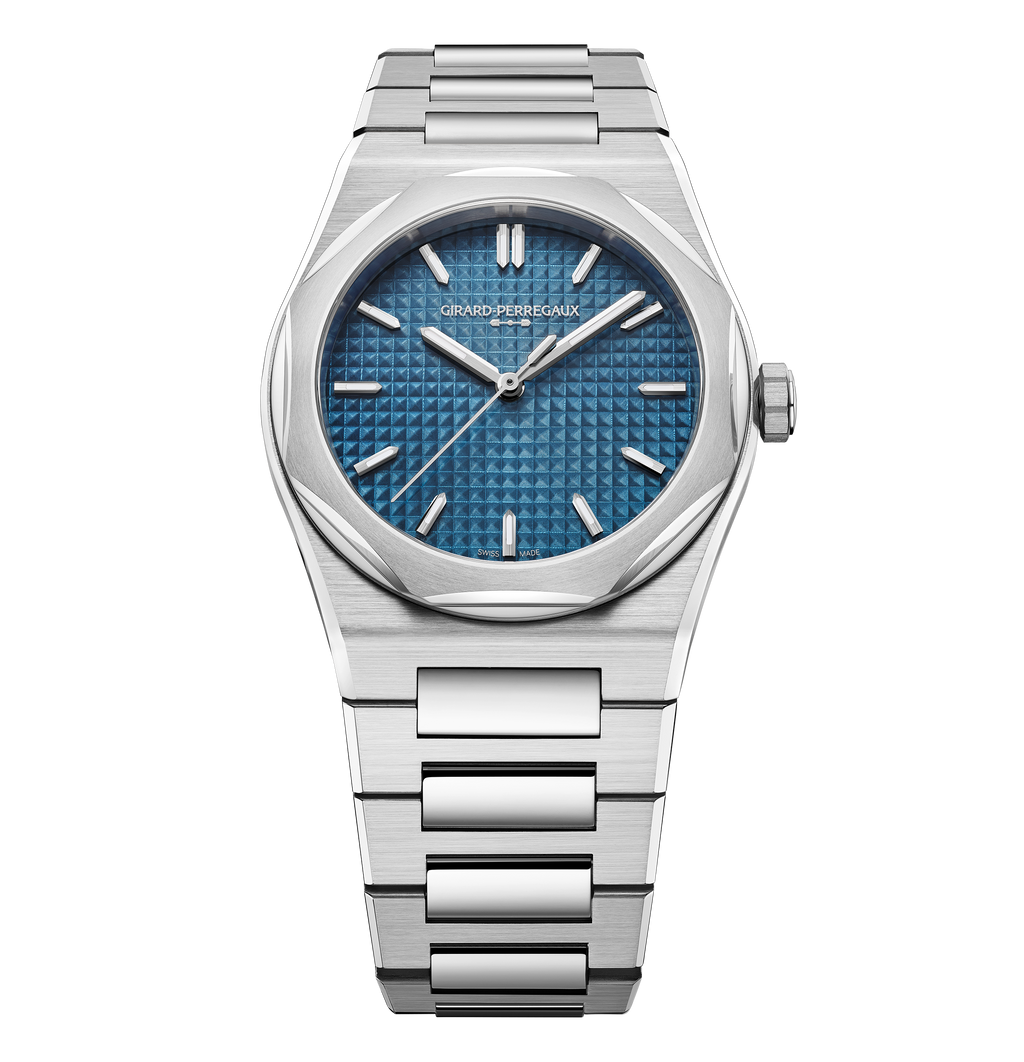 Girard-Perregaux Laureato Fifty 39mm Watch with Blue Dial