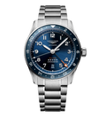 Longines Spirit Zulu Time 42mm Watch with Blue Dial