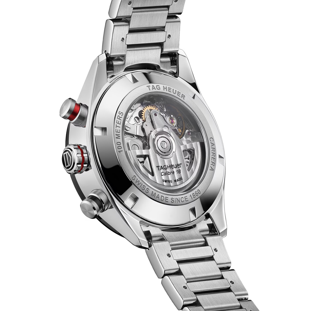 TAG Heuer Carrera Chronograph Watch with Black Dial
