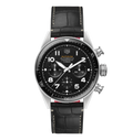 TAG Heuer Autavia Flyback Chronometer Watch with Black Leather Strap