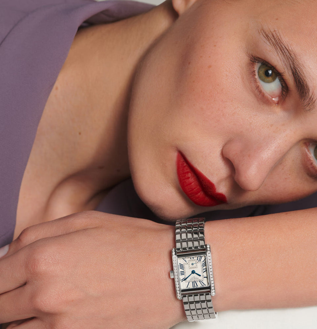 Longines Mini DolceVita Watch with Diamonds