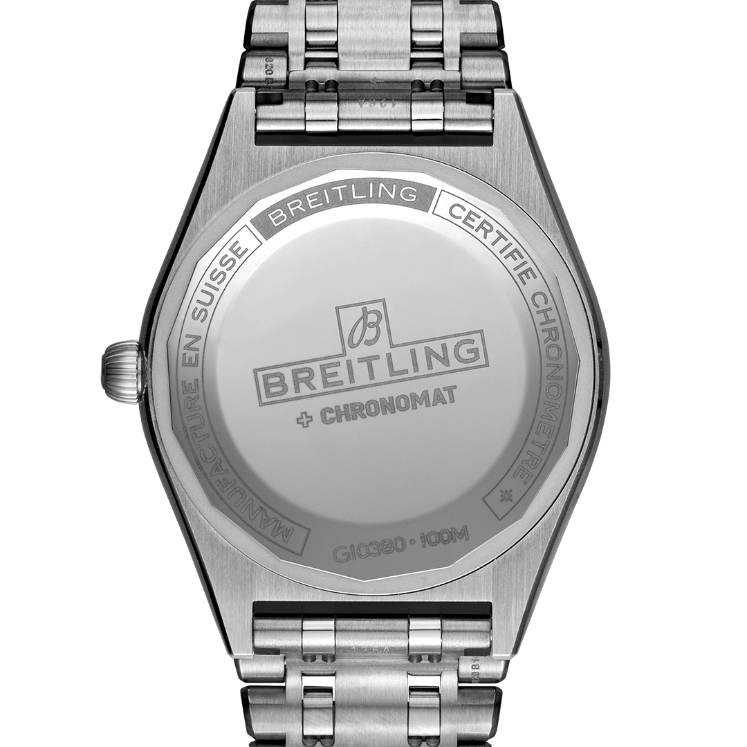 Breitling Chronomat Automatic 36 Watch with Stainless Steel & 18K White Gold Bracelet