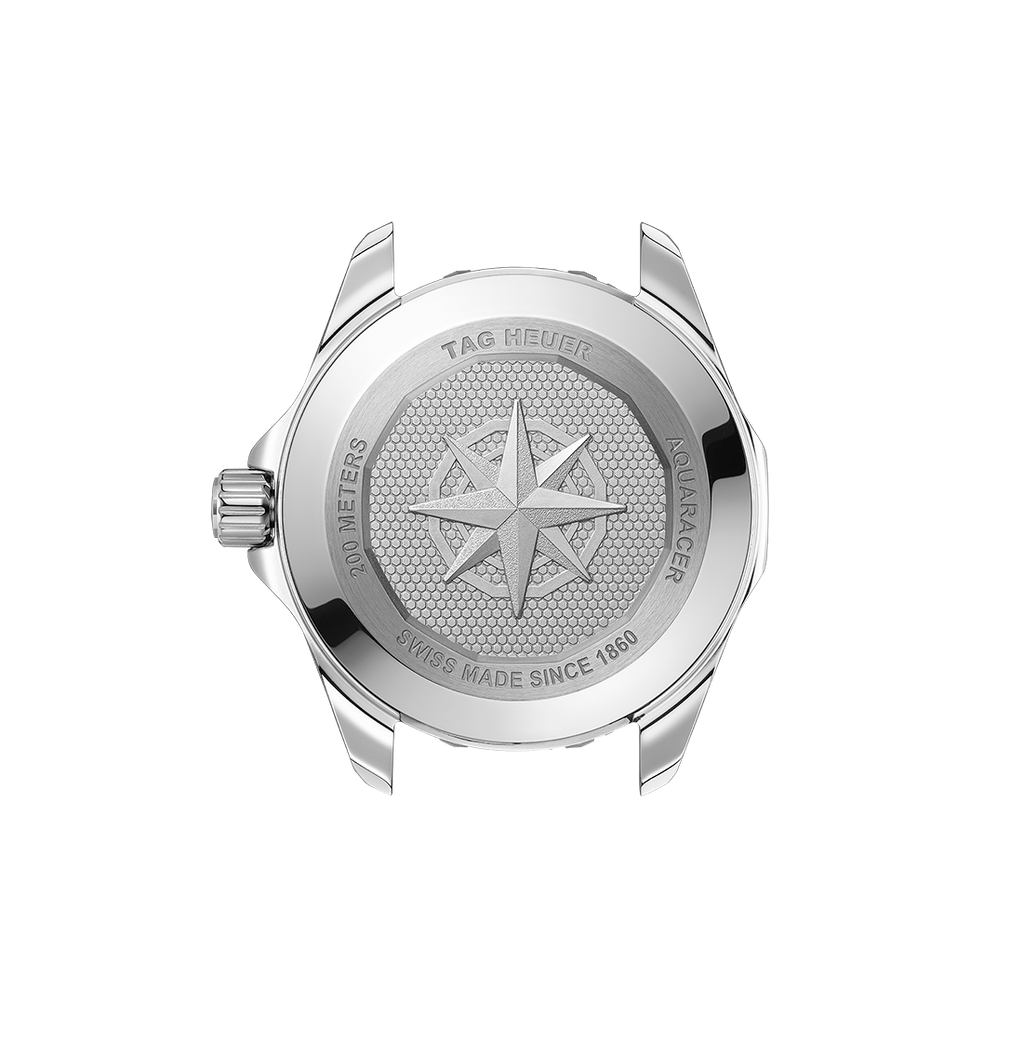TAG Heuer Aquaracer Professional 200 Solargraph Watch with Black Sunray Brushed Dial